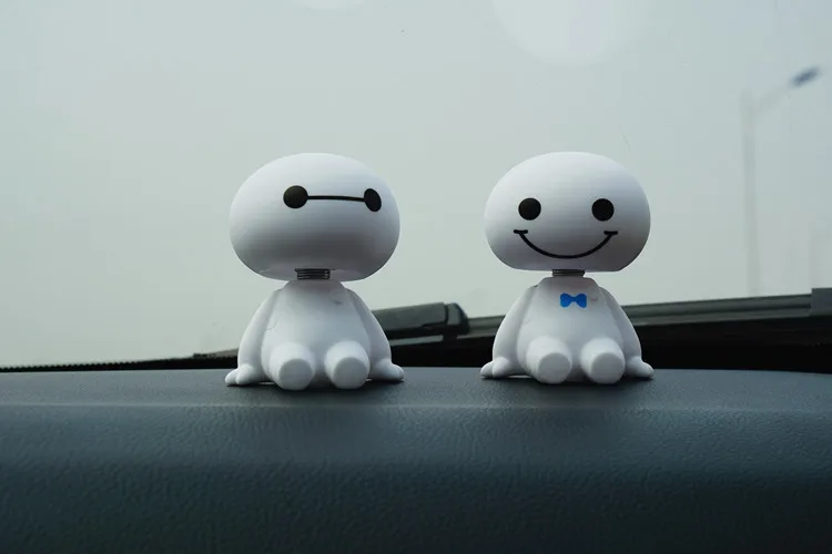 Bobblehead Baymax Figurine Car Dash Ornaments Cute Shaking Head Toys For Car Vehicle Auto Dashboard Decoration Balloon Interior Bobblehead Baymax Figurine Car Dash Ornaments Cute Shaking Head Toys For Car Vehicle Auto Dashboard Decoration Balloon Interior