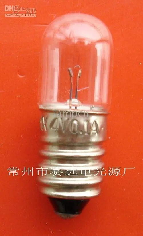 

e10 t10x28 4v 0.1a a112 NEW! miniature lamp sellwell lighting