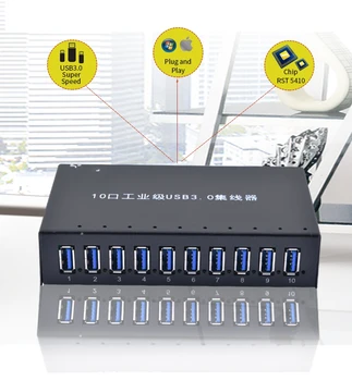 Industrial SuperSpeed USB 3.0 Hub Mountable 10 Port Rugged Industrial SuperSpeed USB 3.0 Hub
Industrial SuperSpeed USB 3.0 Hub Mountable 10 Port Rugged Industrial SuperSpeed USB 3.0 Hub
