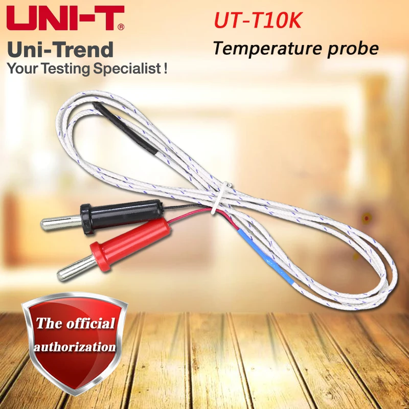 UNI-T UT-T10K temperature probe for UT33C, UT202, UT213B, UT213C, UT216C, UT61B / C, UT804, UT71 series, UT206A, etc.
UNI-T UT-T10K temperature probe for UT33C, UT202, UT213B, UT213C, UT216C, UT61B / C, UT804, UT71 series, UT206A, etc.