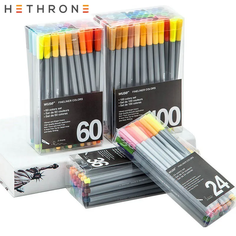 Hethrone 36/60/100PCS quality 0.4mm Drawing Painting marke Pen Scrub Student Fineliner Art Tip Supplies Kawaii Pen Stationery
Hethrone 36/60/100PCS quality 0.4mm Drawing Painting marke Pen Scrub Student Fineliner Art Tip Supplies Kawaii Pen Stationery
