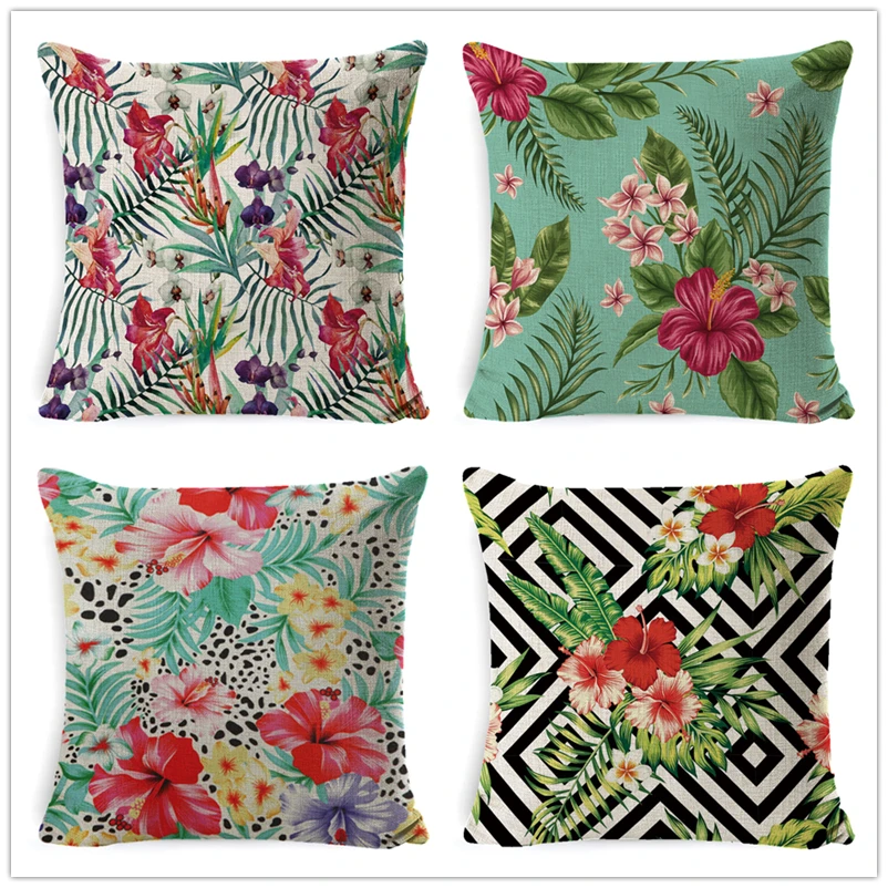 Fokusent Tropical Decoration Print Cactus Monstera Cushion Cover Polyester Throw Pillow Sofa Home Decorative Flower Pillowcase
Fokusent Tropical Decoration Print Cactus Monstera Cushion Cover Polyester Throw Pillow Sofa Home Decorative Flower Pillowcase