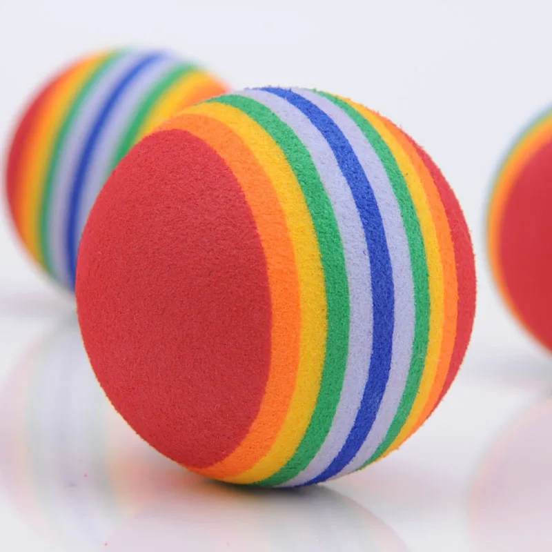 3.5cm Cat Toys Ball Interactive Playing Tranining Cat Scratcher Toy EVA Ball Pet Toys For Cats 1pc