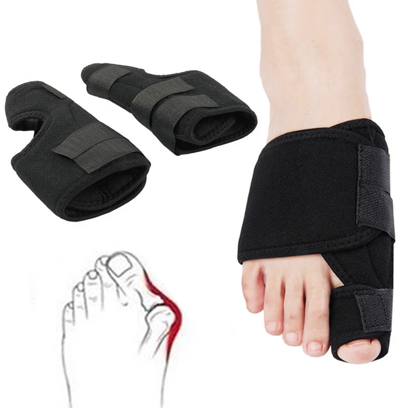 1 Pair Bunion Corrector Black Big Toe Straightener & Bunion Hallux Valgus Corrector Night Splint
1 Pair Bunion Corrector Black Big Toe Straightener & Bunion Hallux Valgus Corrector Night Splint