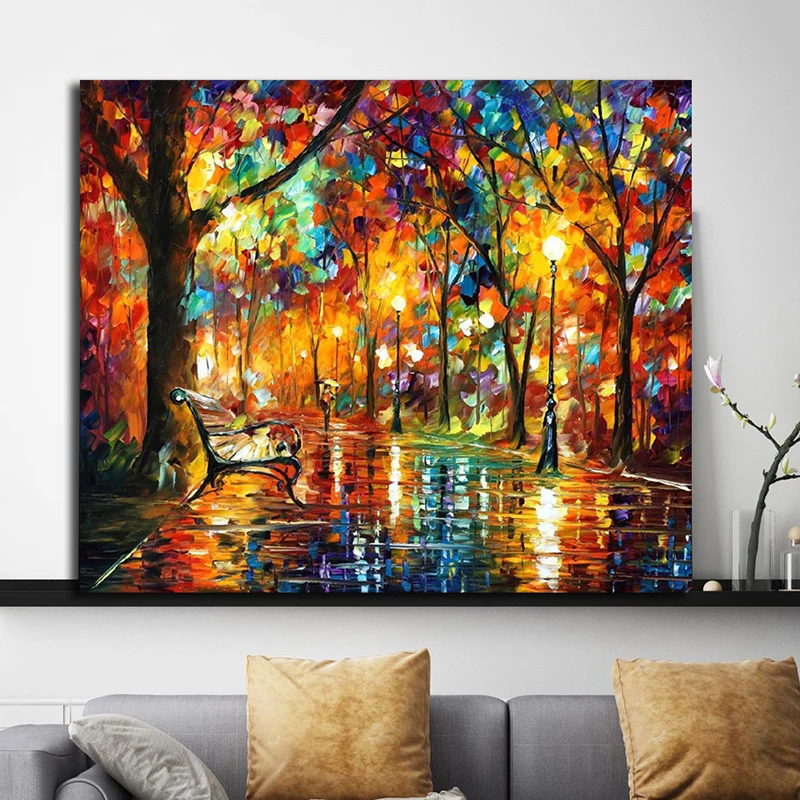 Colorful Night Canvas Painting City Landscape Poster Print Modern Wall Art Oil Picture For Office Living Room Home Decor
Colorful Night Canvas Painting City Landscape Poster Print Modern Wall Art Oil Picture For Office Living Room Home Decor