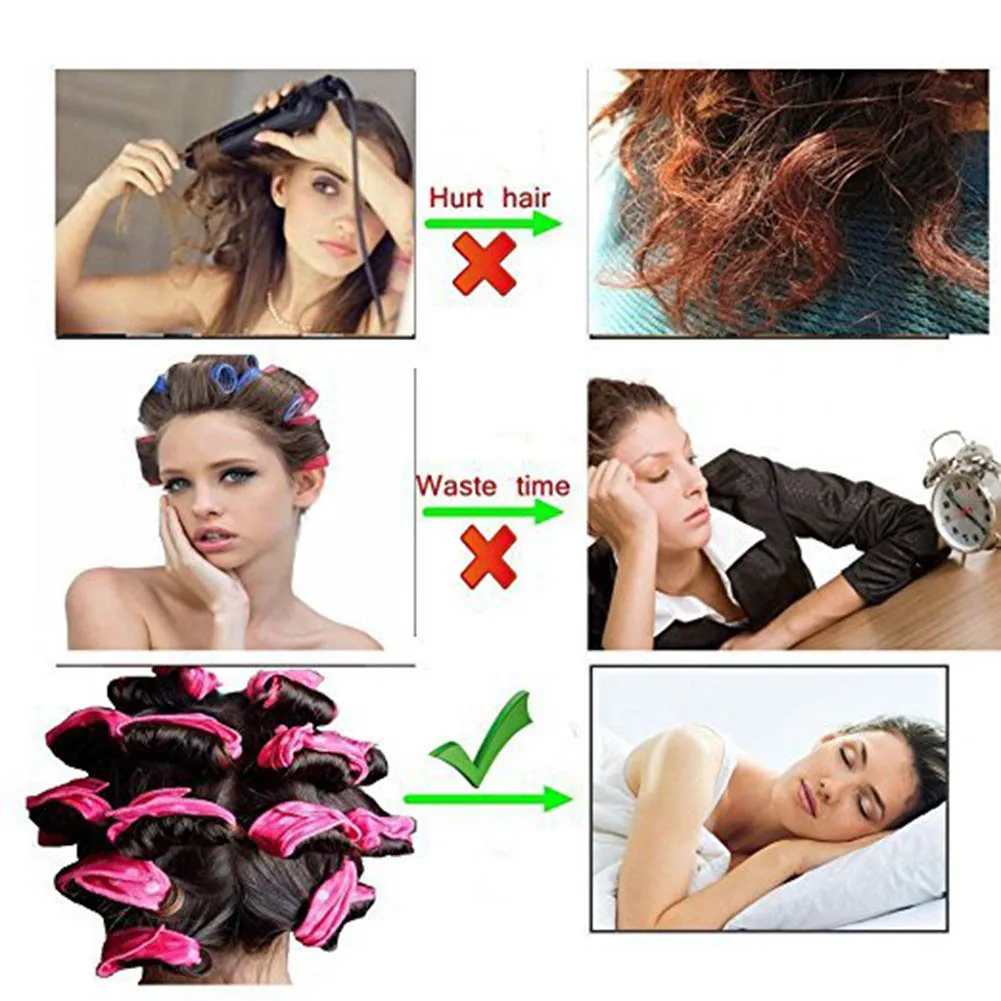 Dropshipping 20 Pcs Cloth Hair Curlers Dots No Heat Sleeping Sponge Curls Roller for Long Short Thick Thin Hairs SMJ
Dropshipping 20 Pcs Cloth Hair Curlers Dots No Heat Sleeping Sponge Curls Roller for Long Short Thick Thin Hairs SMJ
