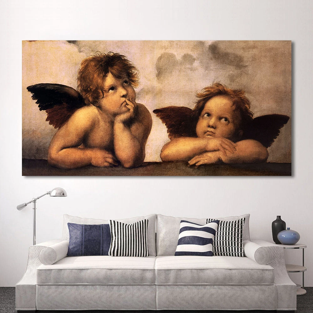 HDARTISAN Classical Oil Painting Canvas Art The Little Angel Wall Pictures For Living Room Modular Pictures Home Decor
HDARTISAN Classical Oil Painting Canvas Art The Little Angel Wall Pictures For Living Room Modular Pictures Home Decor