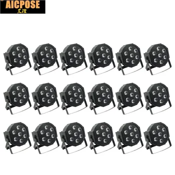 18pcs/lots 25 Angle big lens 7x18W led Par lights RGBWA UV 6in1 flat par led dmx512 disco lights professional stage dj equipment
18pcs/lots 25 Angle big lens 7x18W led Par lights RGBWA UV 6in1 flat par led dmx512 disco lights professional stage dj equipment
