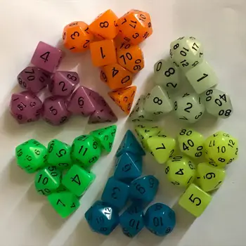 7 pc/bag Acrylic Luminous Dice Multiple Color Options Dice Set for RPG Dungeons and Dragons MTG Board Game Dice
7 pc/bag Acrylic Luminous Dice Multiple Color Options Dice Set for RPG Dungeons and Dragons MTG Board Game Dice
