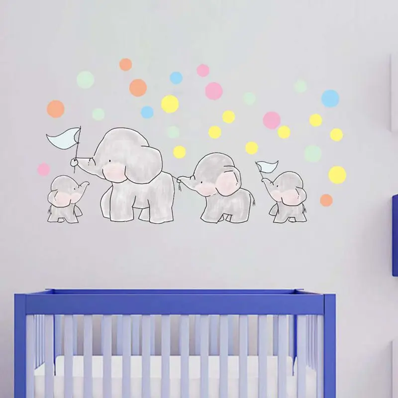 Elephant Balloon Dot Design Vinyl Wall Sticker Colorful Cartoon Animal Wall Decal for Kids Room Bedroom Home Decor CS1007
Elephant Balloon Dot Design Vinyl Wall Sticker Colorful Cartoon Animal Wall Decal for Kids Room Bedroom Home Decor CS1007