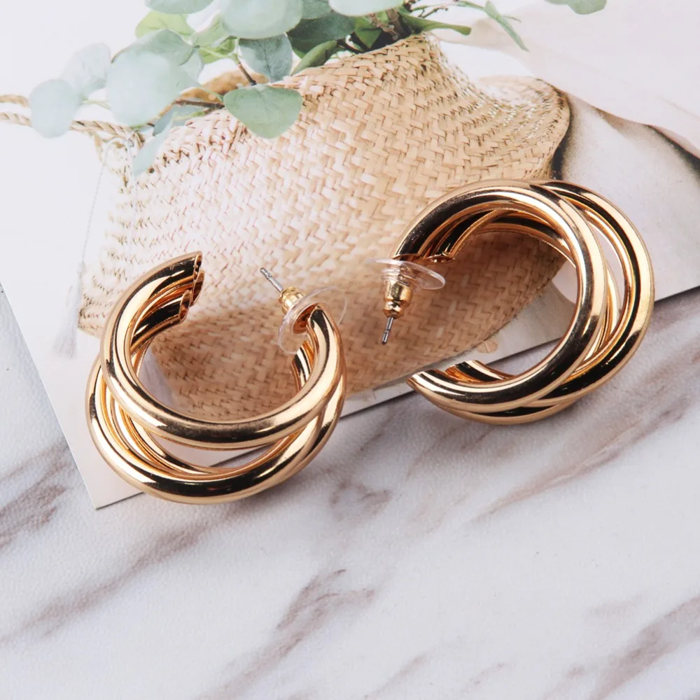 Girlgo New Geometric Gold Stud Earrings For Women 2019 Trendy Maxi Statement Earrings Valentine's Gifts Metal Romantic Jewelry
Girlgo New Geometric Gold Stud Earrings For Women 2019 Trendy Maxi Statement Earrings Valentine's Gifts Metal Romantic Jewelry