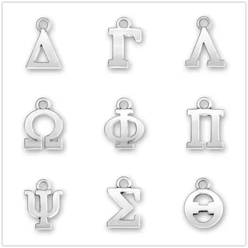 20pcs/lot Classics Greek Letter Delte Gamma Lambda Psi phi pi Sigma Theta Silver Color Charms For DIY Handmade Jewelry Findinds
20pcs/lot Classics Greek Letter Delte Gamma Lambda Psi phi pi Sigma Theta Silver Color Charms For DIY Handmade Jewelry Findinds
