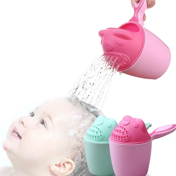 Bath caps toddle shampoo cup shower water spoon baby shampoo cup bathing bailer baby washing hair cup Kids bath tool
Bath caps toddle shampoo cup shower water spoon baby shampoo cup bathing bailer baby washing hair cup Kids bath tool