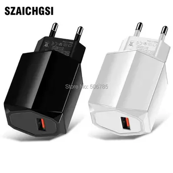 200pcs/lot USB Quick charger 3.0 fast wall charger QC3.0 EU plug Travel wall USB adapter for Samsung Galaxy s6 iphone x 8 7 6 5
200pcs/lot USB Quick charger 3.0 fast wall charger QC3.0 EU plug Travel wall USB adapter for Samsung Galaxy s6 iphone x 8 7 6 5