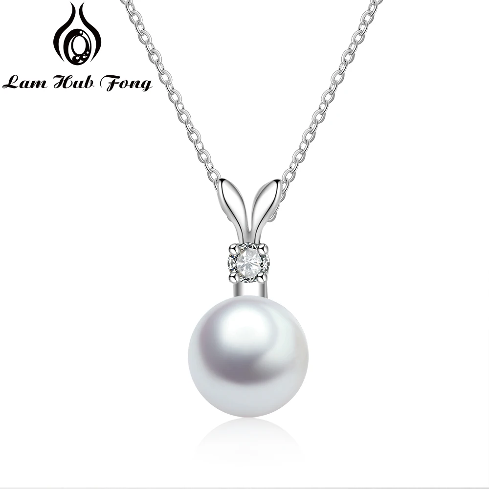 925 Sterling Silver Pearl Necklace Pendant Rabbit Ears Shape Necklaces Long Chain Jewelry Gift for Women Girls (Lam Hub Fong)
925 Sterling Silver Pearl Necklace Pendant Rabbit Ears Shape Necklaces Long Chain Jewelry Gift for Women Girls (Lam Hub Fong)