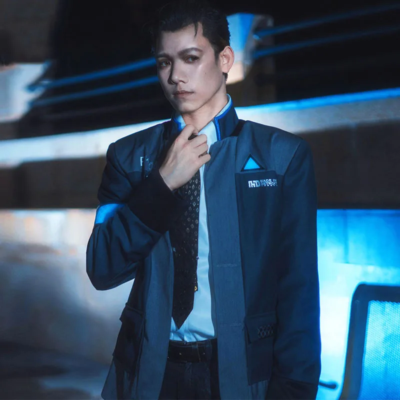 Горячая игра Детройт: стать человеком RK800 костюм агента Коннора Unifrom Костюм для
