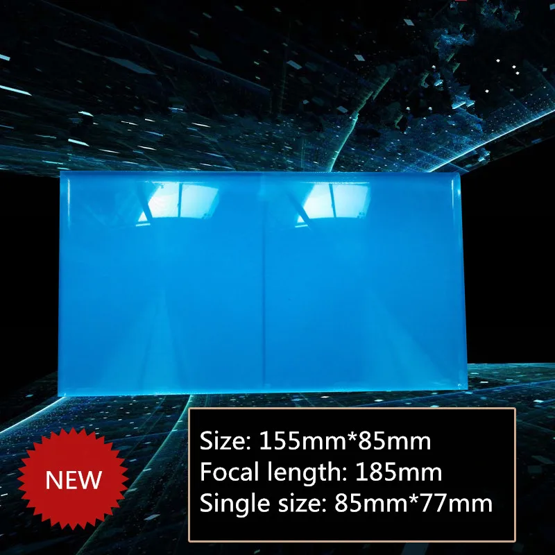 2 in 1 square array fresnel lens compound eye honey comb fresnel lens 155*85mm diameter 185mm focal length
2 in 1 square array fresnel lens compound eye honey comb fresnel lens 155*85mm diameter 185mm focal length