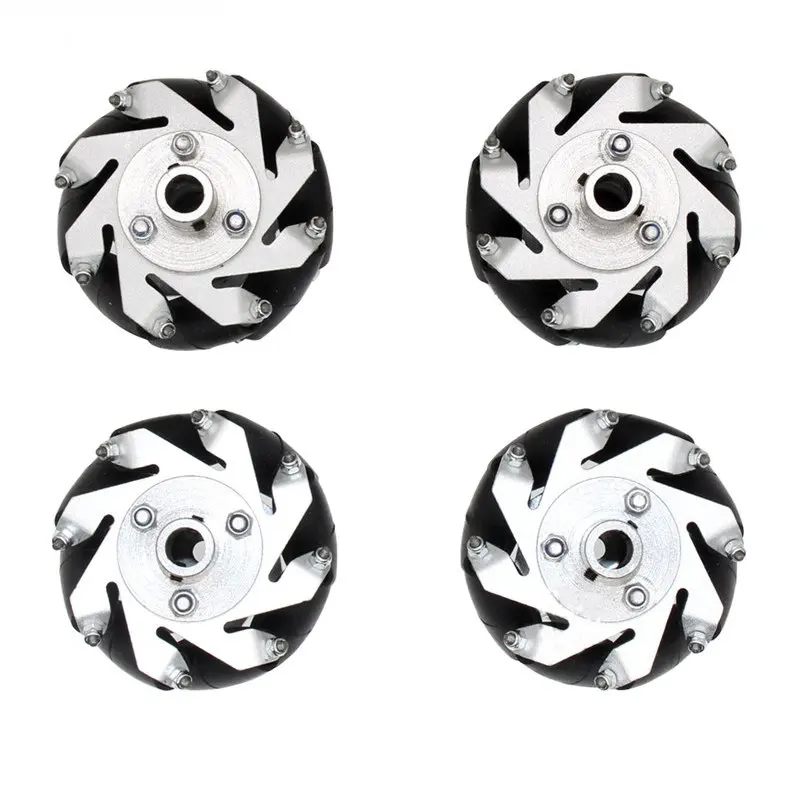4pcs 60mm Aluminium Mecanum Wheels Set Universal Wheels With 4/6/8mm Motor Shaft Coupling For Robot Car Durable
4pcs 60mm Aluminium Mecanum Wheels Set Universal Wheels With 4/6/8mm Motor Shaft Coupling For Robot Car Durable