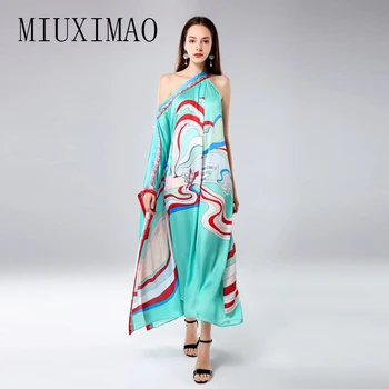 MIUXIMAO Custom Plus Size Dress Fashion Newest Arrival Loose Asymmetrical Slash Neck AndOne-Shoulder Ankle-Length Dress Women
MIUXIMAO Custom Plus Size Dress Fashion Newest Arrival Loose Asymmetrical Slash Neck AndOne-Shoulder Ankle-Length Dress Women