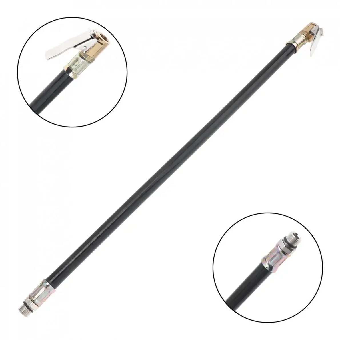 Universal 5MM Zinc Alloy 37CM Air Tyre Tire Inflation Hose Tire Pressure Gauge Accessory
Universal 5MM Zinc Alloy 37CM Air Tyre Tire Inflation Hose Tire Pressure Gauge Accessory