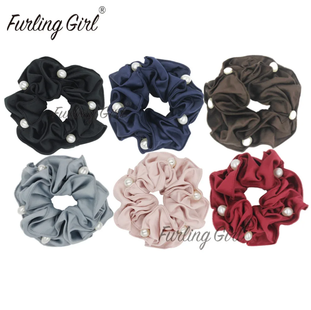 Furling Girl 1PC Satin Scrunchies Simulated Pearl Decorated Hair Elastic Hair Bands Ponytail Holder Women Hair Ties Accessories
Furling Girl 1PC Satin Scrunchies Simulated Pearl Decorated Hair Elastic Hair Bands Ponytail Holder Women Hair Ties Accessories