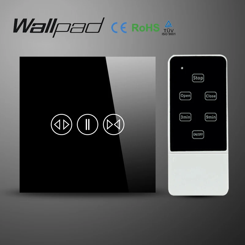 EU UK Crystal Glass Black Wifi Curtain Switch,Wallpad Wireless Remote control wall touch Curtain switch,Free Shipping
EU UK Crystal Glass Black Wifi Curtain Switch,Wallpad Wireless Remote control wall touch Curtain switch,Free Shipping