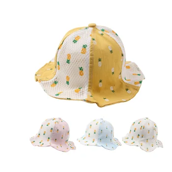 Pineapple Fashion Baby Hat Mesh Breathable Summer Cap Girl Panama Cute Bucket Hat Princess Girl Fisher Hat Baby Girls Clothing
Pineapple Fashion Baby Hat Mesh Breathable Summer Cap Girl Panama Cute Bucket Hat Princess Girl Fisher Hat Baby Girls Clothing