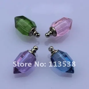 Free shipping 50pcs/lot New summer style mixed color bullet Crystal Perfume & Aroma Oil Vial Pendants, crystal vials pendant
Free shipping 50pcs/lot New summer style mixed color bullet Crystal Perfume & Aroma Oil Vial Pendants, crystal vials pendant