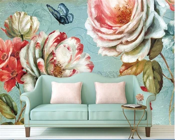beibehang wall paper for kids room Custom garden vintage flower wallpaper painting living room sofa TV background 3d wallpaper
beibehang wall paper for kids room Custom garden vintage flower wallpaper painting living room sofa TV background 3d wallpaper
