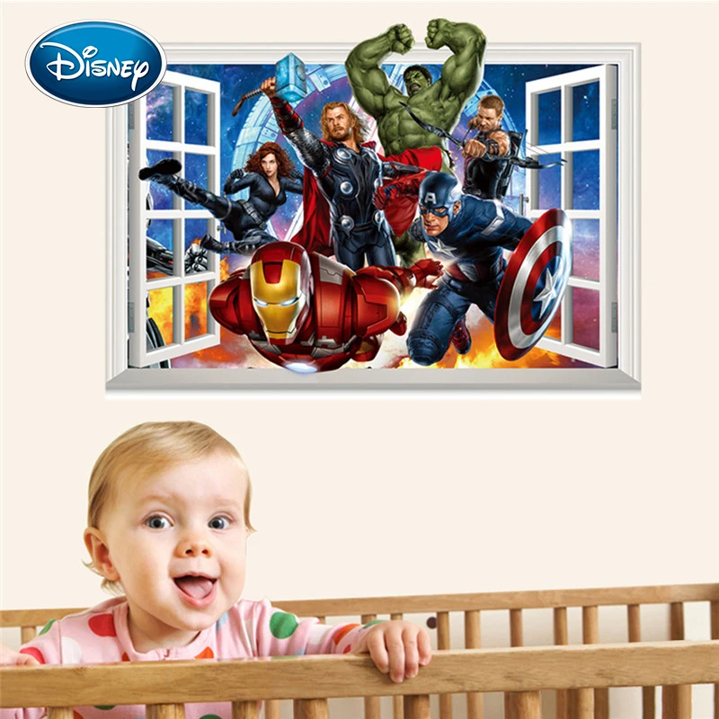 Disney Avengers stickers broken wall 3D stickers stickers children's room background decorative stickers
Disney Avengers stickers broken wall 3D stickers stickers children's room background decorative stickers