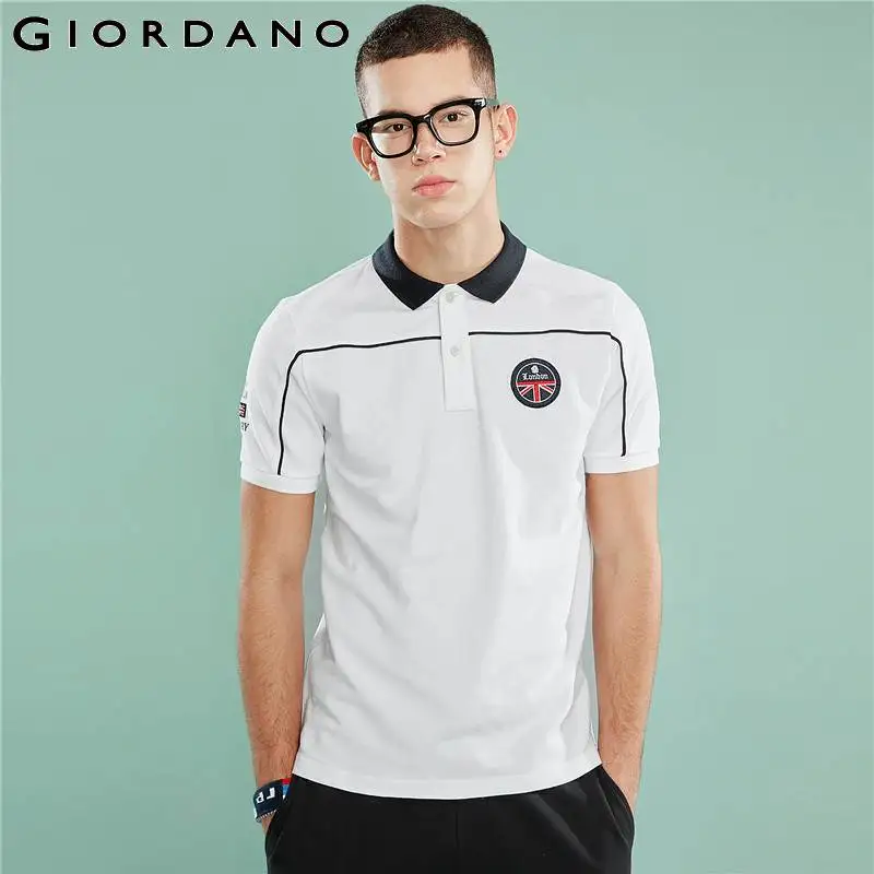 Giordano Men Polo Quality Pique Fabric Slim Cutting Embroidered Badge British Style Stretchy Men Polo Shirt Short Sleeve Camisa
Giordano Men Polo Quality Pique Fabric Slim Cutting Embroidered Badge British Style Stretchy Men Polo Shirt Short Sleeve Camisa