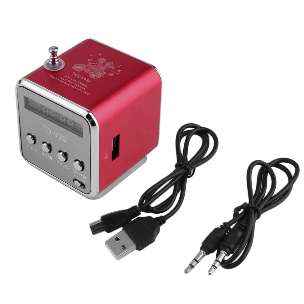 2018 Portable Aluminum Alloy Micro USB Mini Stereo Super Bass Speaker Ubwoofer Musica MP3/4 FM Radio Receiver
2018 Portable Aluminum Alloy Micro USB Mini Stereo Super Bass Speaker Ubwoofer Musica MP3/4 FM Radio Receiver