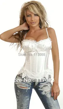 ML4007 FREE SHIPPING 1 set dropship Bustiers white Satin Embroidered Corset Overbust Corsets + Thang SIZE: S M L XL
ML4007 FREE SHIPPING 1 set dropship Bustiers white Satin Embroidered Corset Overbust Corsets + Thang SIZE: S M L XL