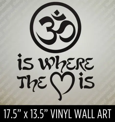 Фото Om виниловая наклейка на стену духовный намаст штаны для йоги медитация Хата