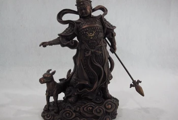 7 Chinese Red Copper famous fable Yang Jian Erlangshen Taoism God warrior Statue
7 Chinese Red Copper famous fable Yang Jian Erlangshen Taoism God warrior Statue