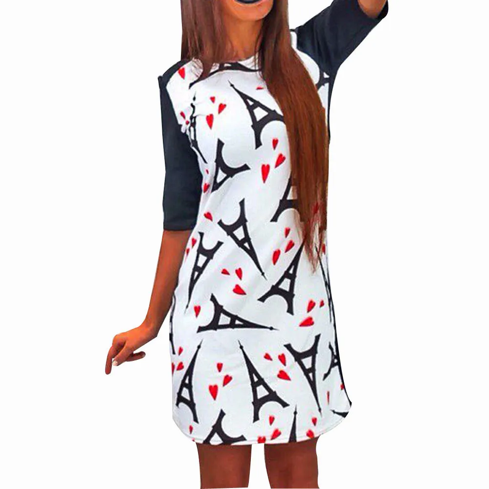 Feitong Women Vintage Printed Half Sleeve Slim Party Dress Vestidos Polyester O-Collar Print Newest Spring Causal Dress XL
Feitong Women Vintage Printed Half Sleeve Slim Party Dress Vestidos Polyester O-Collar Print Newest Spring Causal Dress XL