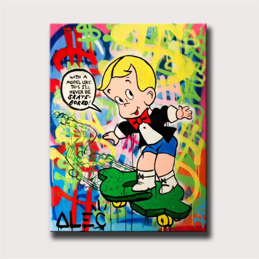 Alec Monopolys Skateboard HD Wall Art Canvas Poster Print Canvas Painting Decorative Picture for Office Living Room Home Decor
Alec Monopolys Skateboard HD Wall Art Canvas Poster Print Canvas Painting Decorative Picture for Office Living Room Home Decor