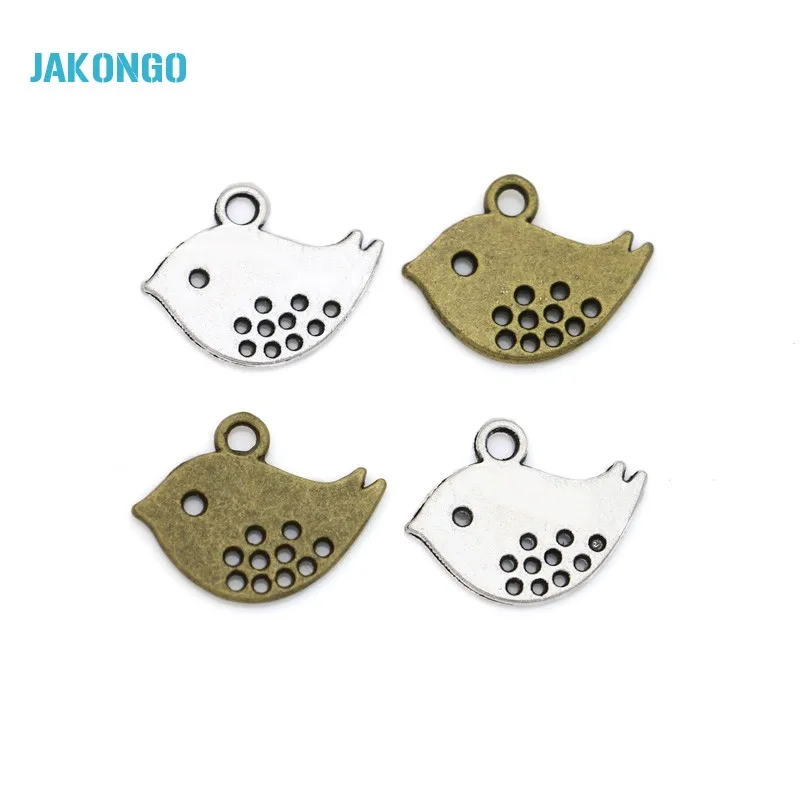 50pcs Tibetan Silver Plated Zinc Alloy owl Bird Charms Pendants for Jewelry Making Findings DIY Handmade Craft 13x16mm
50pcs Tibetan Silver Plated Zinc Alloy owl Bird Charms Pendants for Jewelry Making Findings DIY Handmade Craft 13x16mm