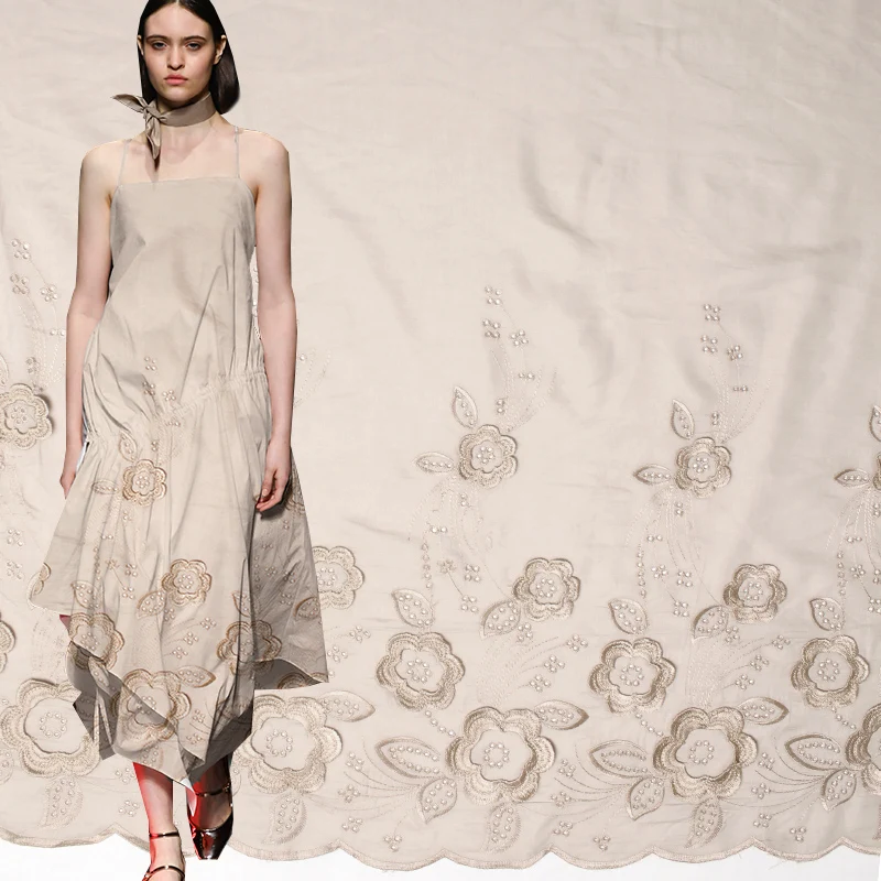 Pearlsilk Light Yellow Flowers Silk Cotton Embroidered Silk Materials Summer Dress DIY Suit-dress Cloth Fabrics Freeshipping
Pearlsilk Light Yellow Flowers Silk Cotton Embroidered Silk Materials Summer Dress DIY Suit-dress Cloth Fabrics Freeshipping