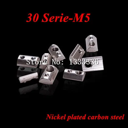 50pcs M5 T Spring Nut 30-m5 Half Round Elasticity Slot Ball Nuts Block 3030 Serie Aluminum Profile Slot 8 CNC part
50pcs M5 T Spring Nut 30-m5 Half Round Elasticity Slot Ball Nuts Block 3030 Serie Aluminum Profile Slot 8 CNC part