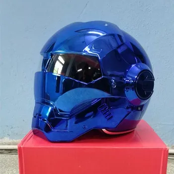 Masei bike scooter moto electroplate blue iron man helmet motorcycle helmet half helmet open face helmet casque motocross fast s
Masei bike scooter moto electroplate blue iron man helmet motorcycle helmet half helmet open face helmet casque motocross fast s