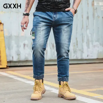 New large size Cowboy Beam Leg pants 2018 Spring and Autumn waist Stretch Straight Blue jeans Fashion Casual Trousers 6XL
New large size Cowboy Beam Leg pants 2018 Spring and Autumn waist Stretch Straight Blue jeans Fashion Casual Trousers 6XL