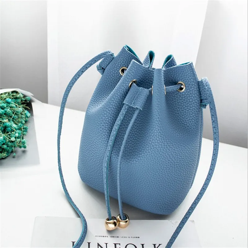 New Women's Shoulder Crossbody Strap Bag Litchi Bucket Package Female PU Leather Fashion Shoulder Pure Color Messenger Chest bag
New Women's Shoulder Crossbody Strap Bag Litchi Bucket Package Female PU Leather Fashion Shoulder Pure Color Messenger Chest bag