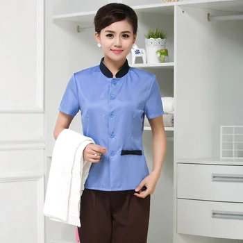 (10 set-Shirt&Pant)The hotel guest room work wear PA Clean tooling suits and trousers property cleaner uniforms
(10 set-Shirt&Pant)The hotel guest room work wear PA Clean tooling suits and trousers property cleaner uniforms