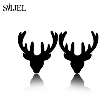 SMJEL New Arrival Fashion Deer Earrings for Women Men Stainless Steel Deer Horn Stud Ear Earrring boucle d'oreille Party Gifts
SMJEL New Arrival Fashion Deer Earrings for Women Men Stainless Steel Deer Horn Stud Ear Earrring boucle d'oreille Party Gifts