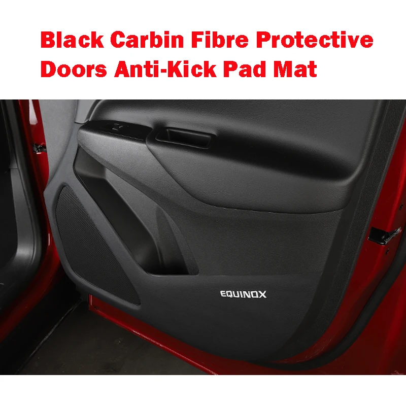 4pcs Black Carbin Fibre Protective Doors Anti-Kick Pad Mats Cover For Chevrolet Equinox
4pcs Black Carbin Fibre Protective Doors Anti-Kick Pad Mats Cover For Chevrolet Equinox