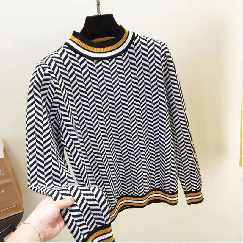 Qooth 2019 Women O-neck Sweater England Style Plaid Knitting Sweater Swallow Gird Retro Vintage Knitted Pullovers Jumper QH1877
Qooth 2019 Women O-neck Sweater England Style Plaid Knitting Sweater Swallow Gird Retro Vintage Knitted Pullovers Jumper QH1877