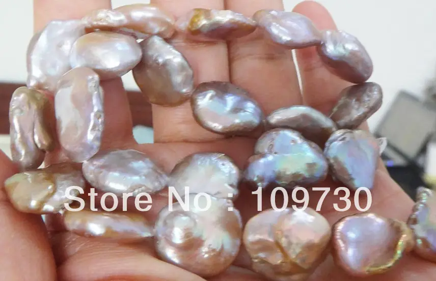 Jewelry 001536 HUGE NATURAL 18"19x16MM SOUTH SEA GENUINE PINK PURPLE PEARL NECKLACE 14KGP
Jewelry 001536 HUGE NATURAL 18"19x16MM SOUTH SEA GENUINE PINK PURPLE PEARL NECKLACE 14KGP