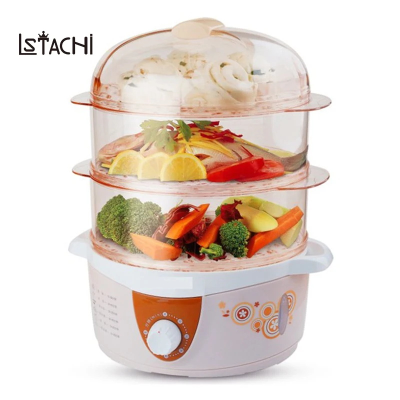 LSTACHi Household Electric heating Food Steamer 3 Layer Multifunction 4L with timer snake steaming cooker heater 60 Minutes
LSTACHi Household Electric heating Food Steamer 3 Layer Multifunction 4L with timer snake steaming cooker heater 60 Minutes