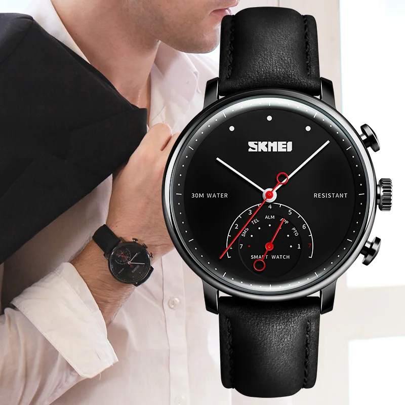 Skmei Smart Quartz Watch Pedometer Fitness tracking Remote Camera Bluetooth Watches Waterproof wristwatch H8 Relogio Masculino
Skmei Smart Quartz Watch Pedometer Fitness tracking Remote Camera Bluetooth Watches Waterproof wristwatch H8 Relogio Masculino